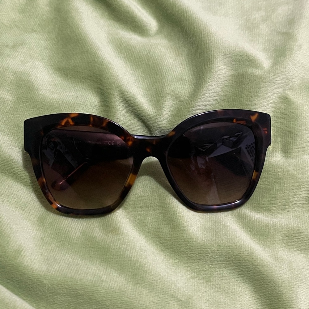 Prada Tortoise Square Sunglasses